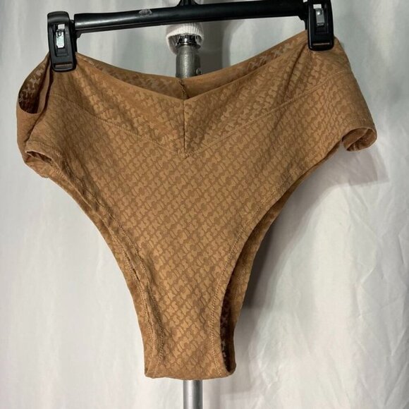 SKIMS Logo Mesh Foil Brief | Clay | 4X NWOT - Picture 7 of 8